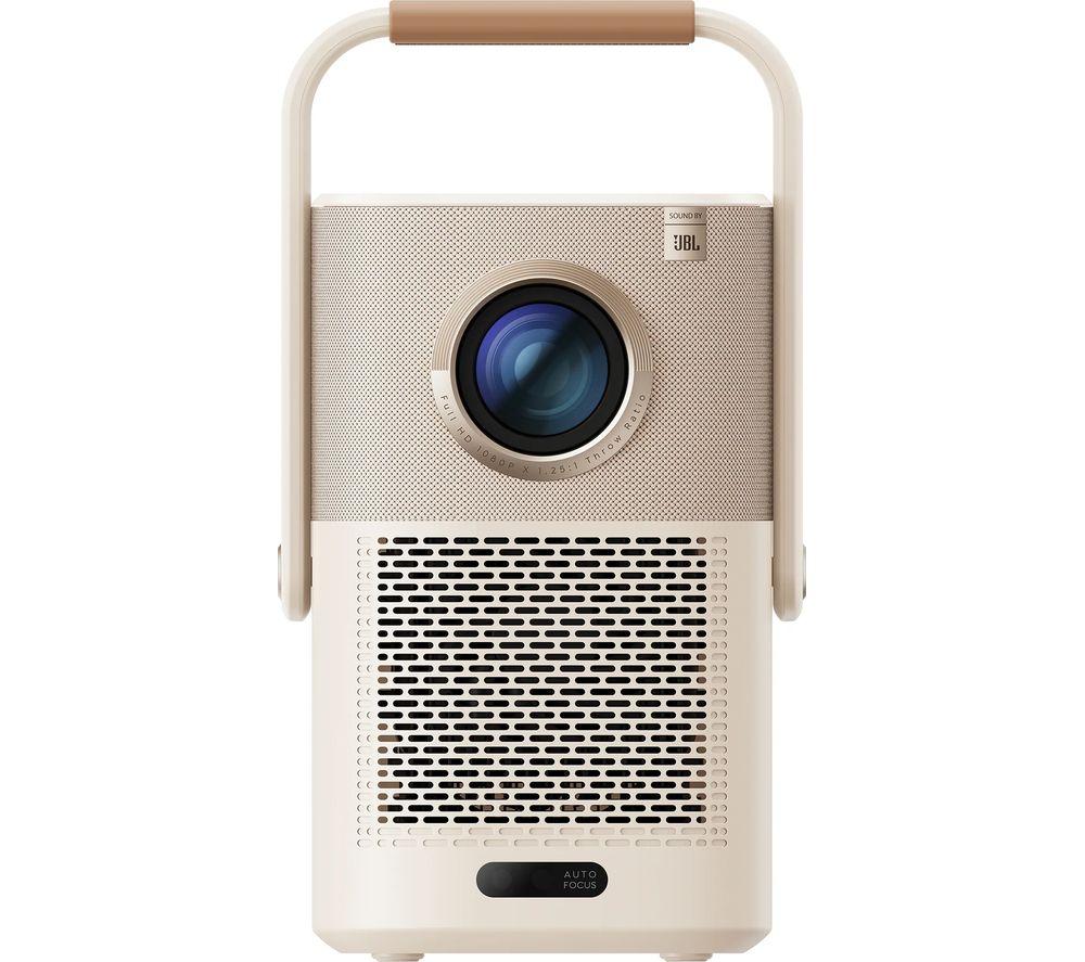 Yaber T2 Plus Smart Full Hd Portable Projector, Cream