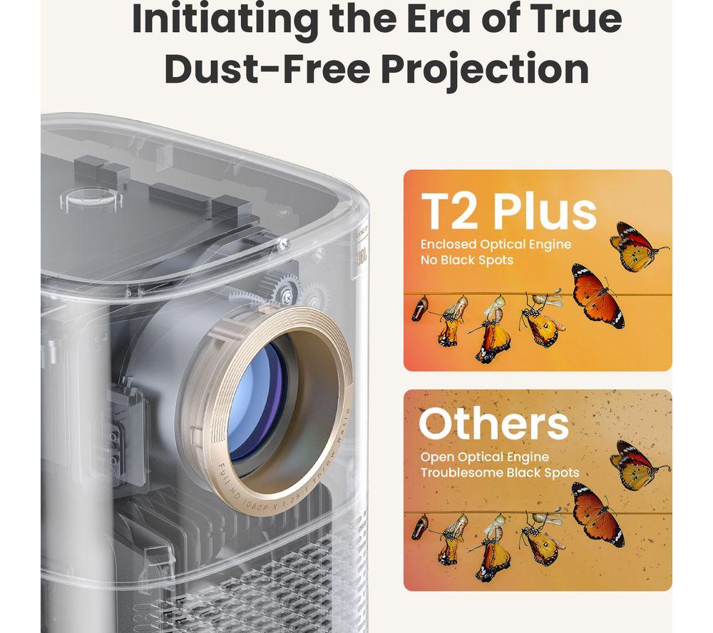 YABER T2 Plus Smart Full HD Portable Projector image number 2 of 9