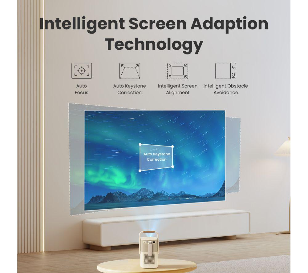 YABER T2 Plus Smart Full HD Portable Projector image number 3 of 9