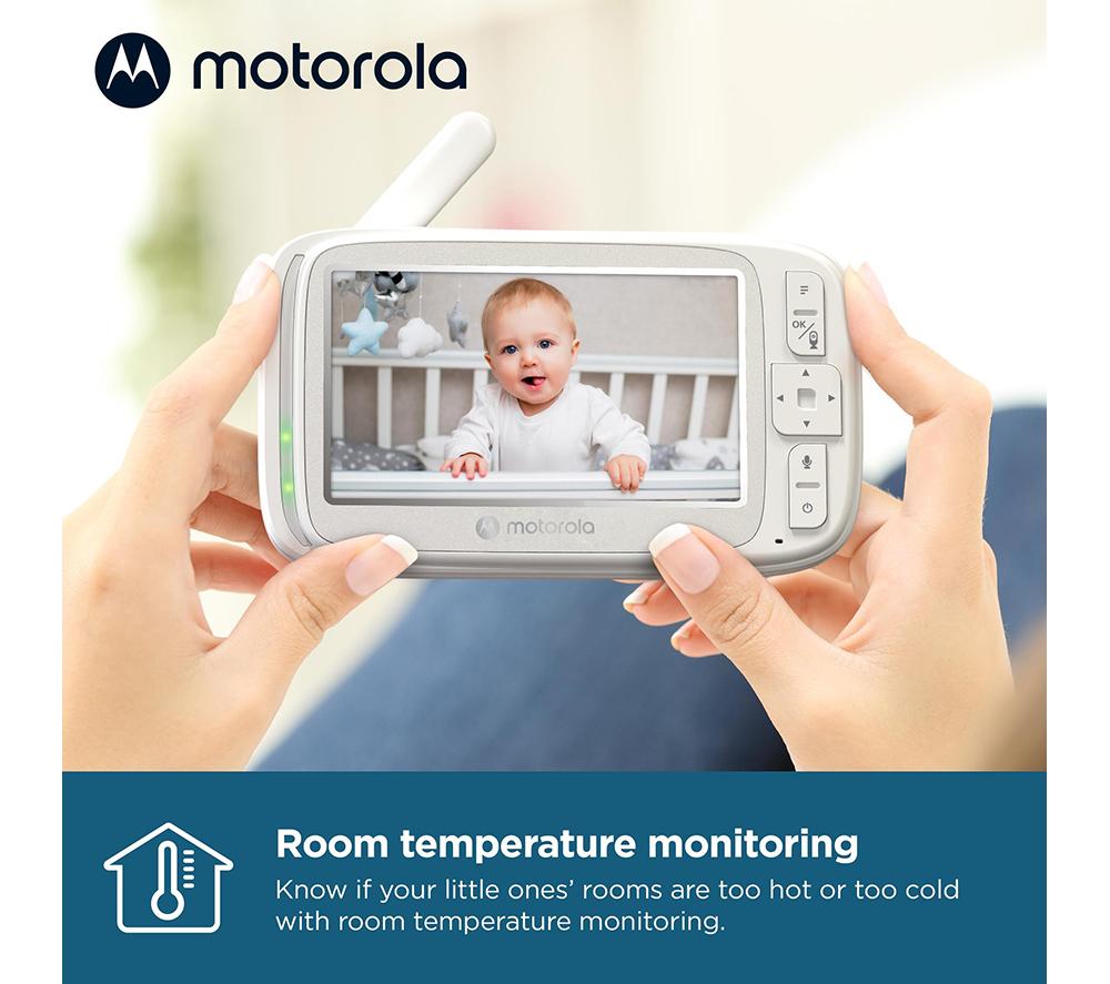 MOTOROLA VM75 5" Video Baby Monitor - White image number 7 of 7