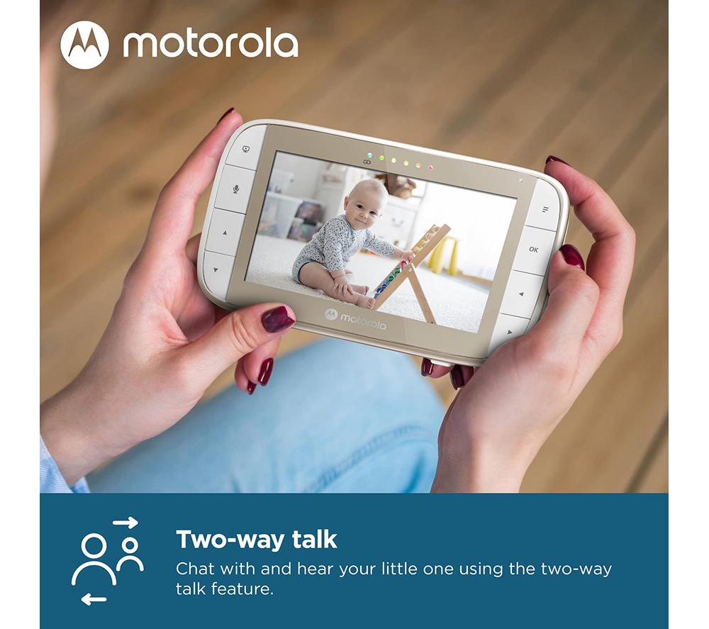 MOTOROLA VM50G 5" Video Baby Monitor - White image number 6 of 6