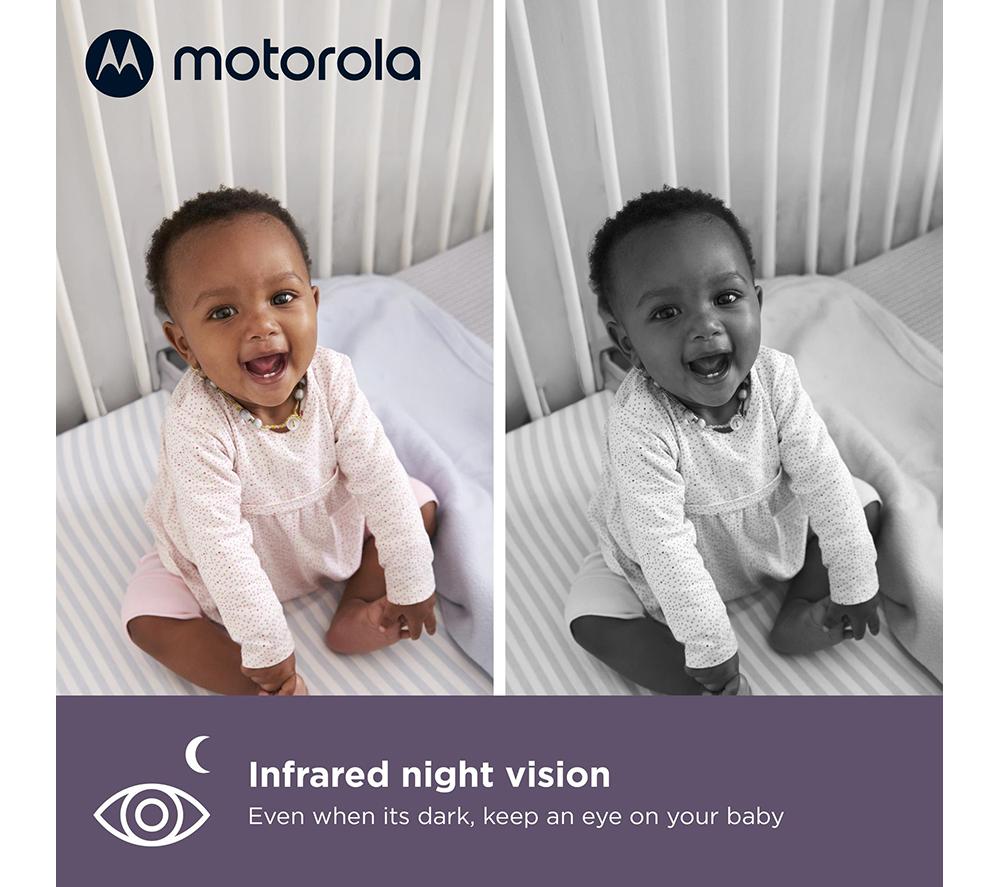 MOTOROLA VM85 Connect Smart Baby Monitor - White & Gold image number 7 of 8
