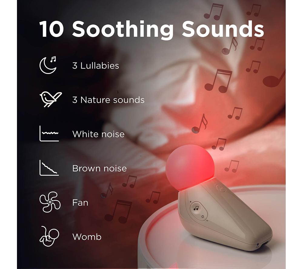 MOTOROLA S1 Night Light & Sound Soother - Light Grey image number 2 of 13