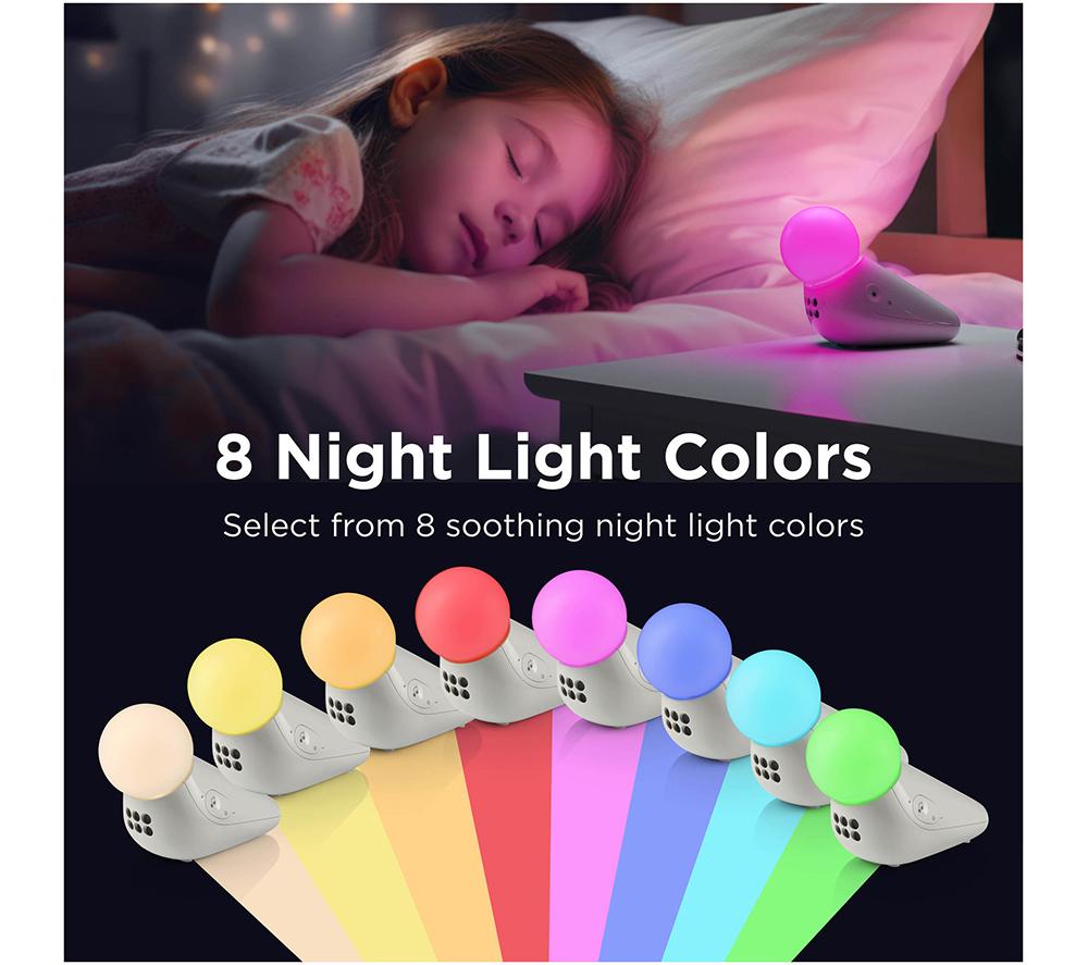 MOTOROLA S1 Night Light & Sound Soother - Light Grey image number 3 of 13