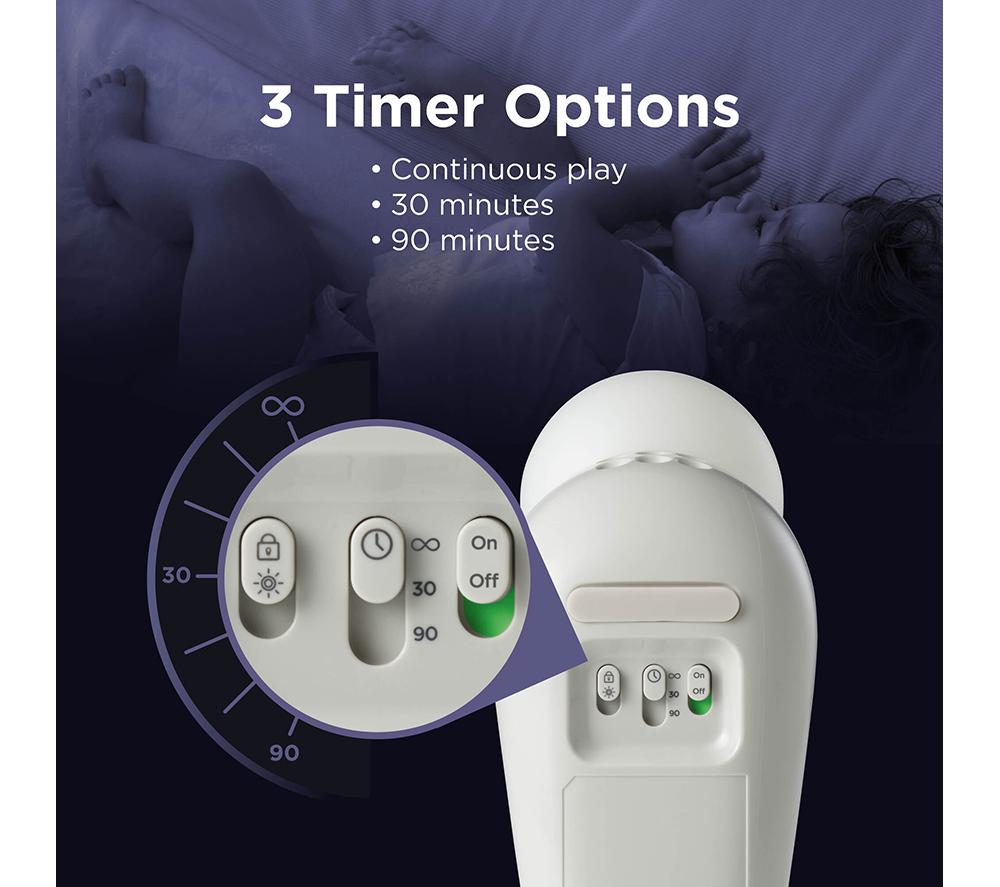 MOTOROLA S1 Night Light & Sound Soother - Light Grey image number 4 of 13