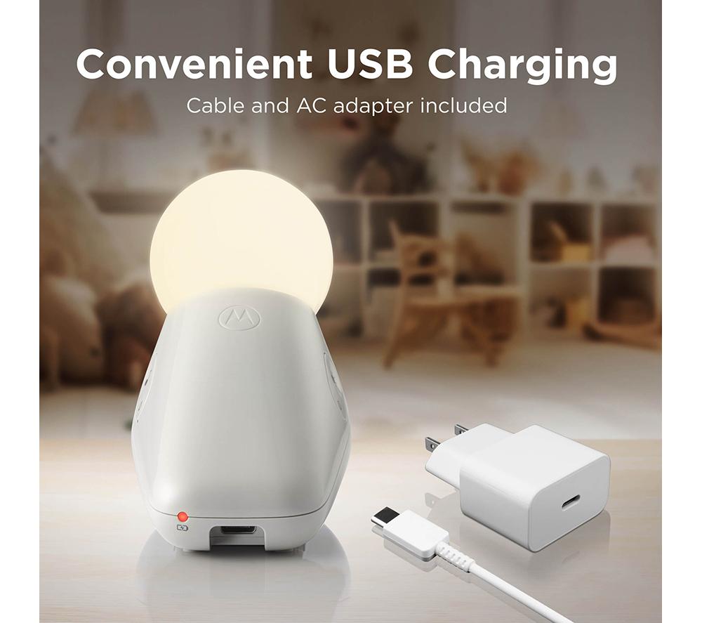 MOTOROLA S1 Night Light & Sound Soother - Light Grey image number 6 of 13