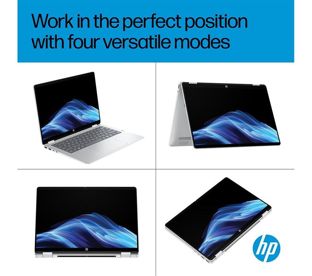 HP OmniBook 5 14" 2 in 1 Laptop - Intel&reg; Core&trade; i5, 512 GB SSD, Silver image number 6 of 29