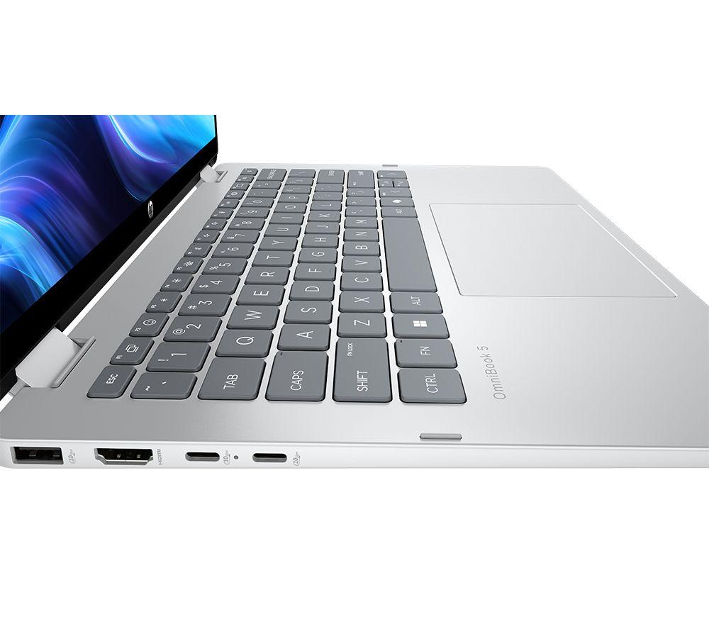 HP OmniBook 5 14" 2 in 1 Laptop - Intel&reg; Core&trade; i5, 512 GB SSD, Silver image number 17 of 29