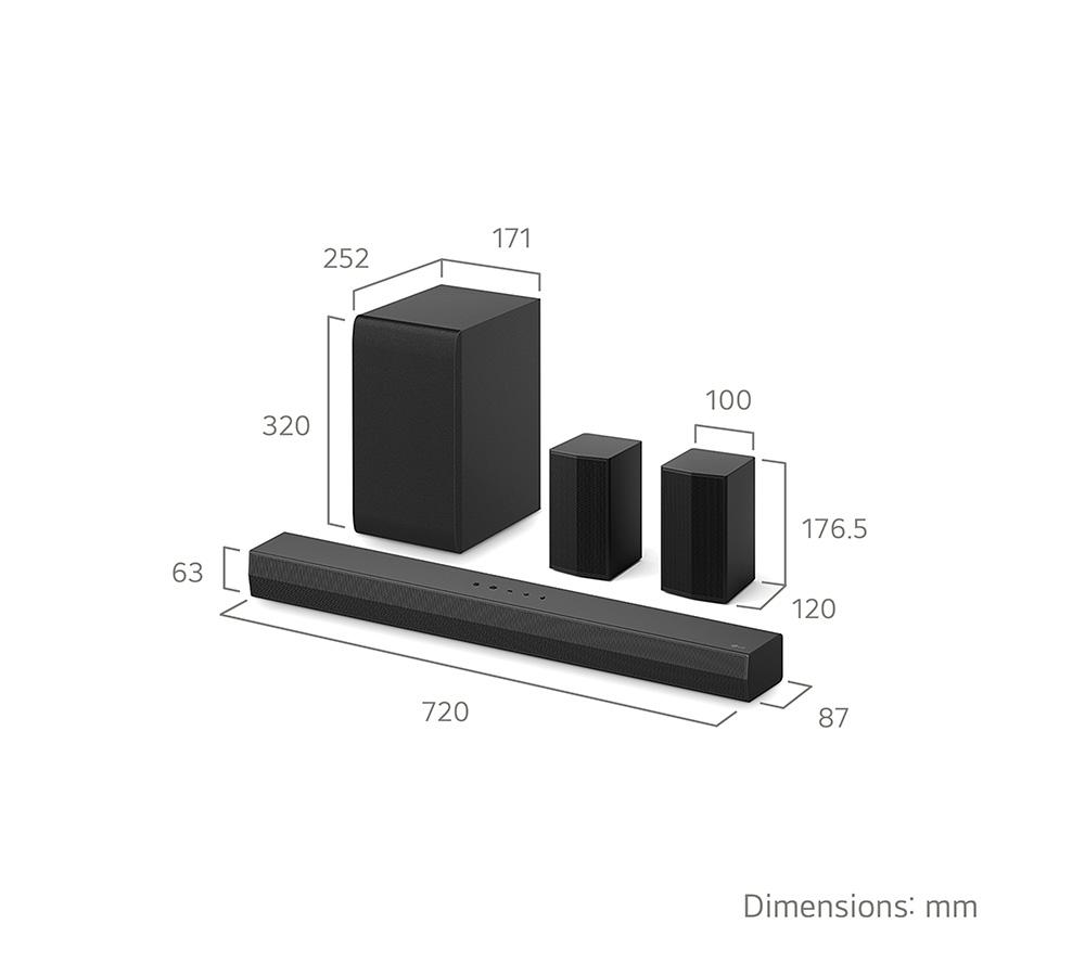 LG US40TR 4.1 Wireless Sound Bar image number 2 of 9