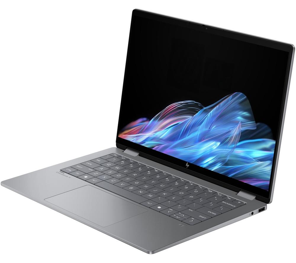 HP OmniBook X Flip NGAI 14" 2 in 1 Laptop - AMD Ryzen AI 7, 1 TB SSD, Meteor Silver image number 24 of 28