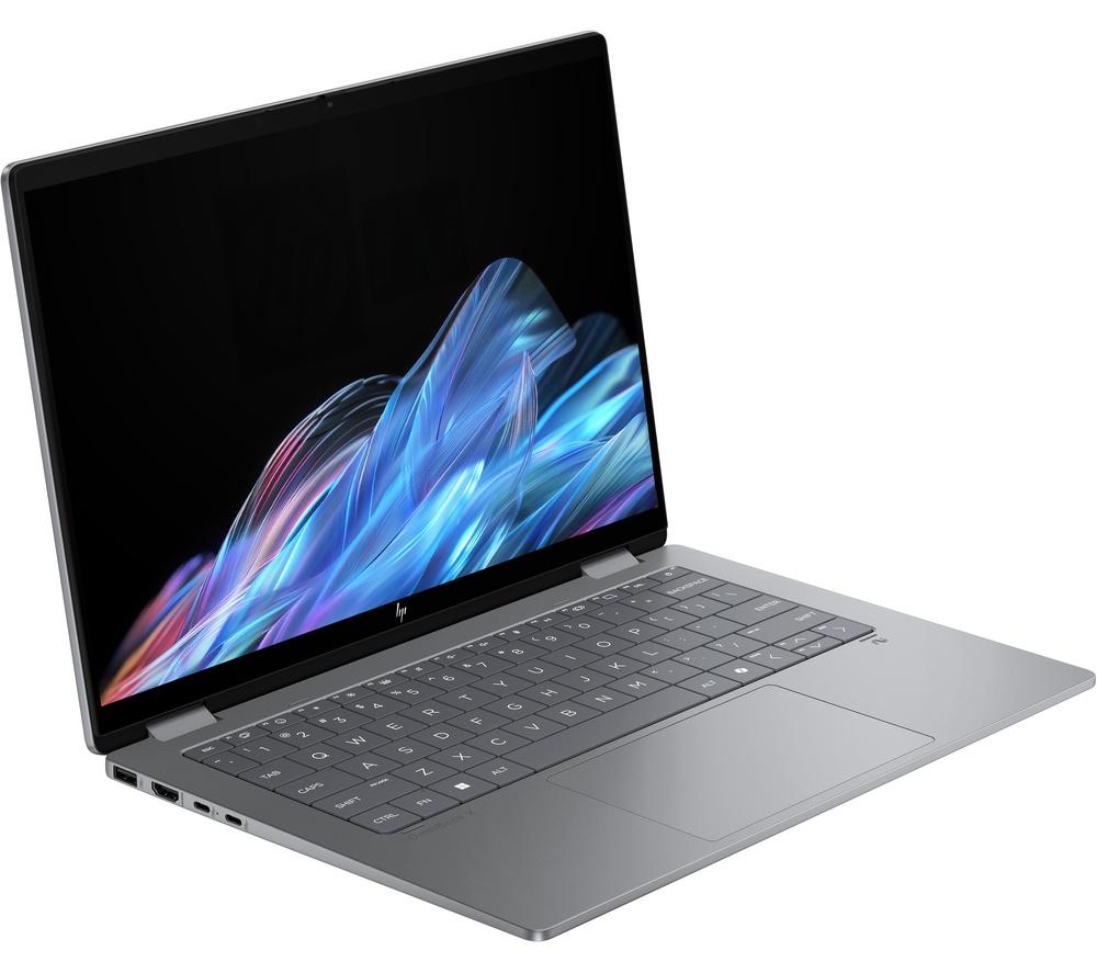 HP OmniBook X Flip NGAI 14" 2 in 1 Laptop - AMD Ryzen AI 7, 1 TB SSD, Meteor Silver image number 25 of 28