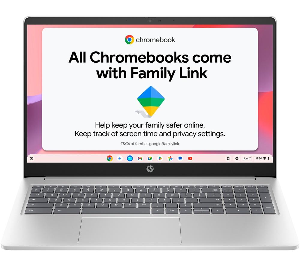 HP 15a-nb0503sa 15.6" Chromebook - Intel&reg; N100, 128 GB UFS, Silver image number 13 of 19