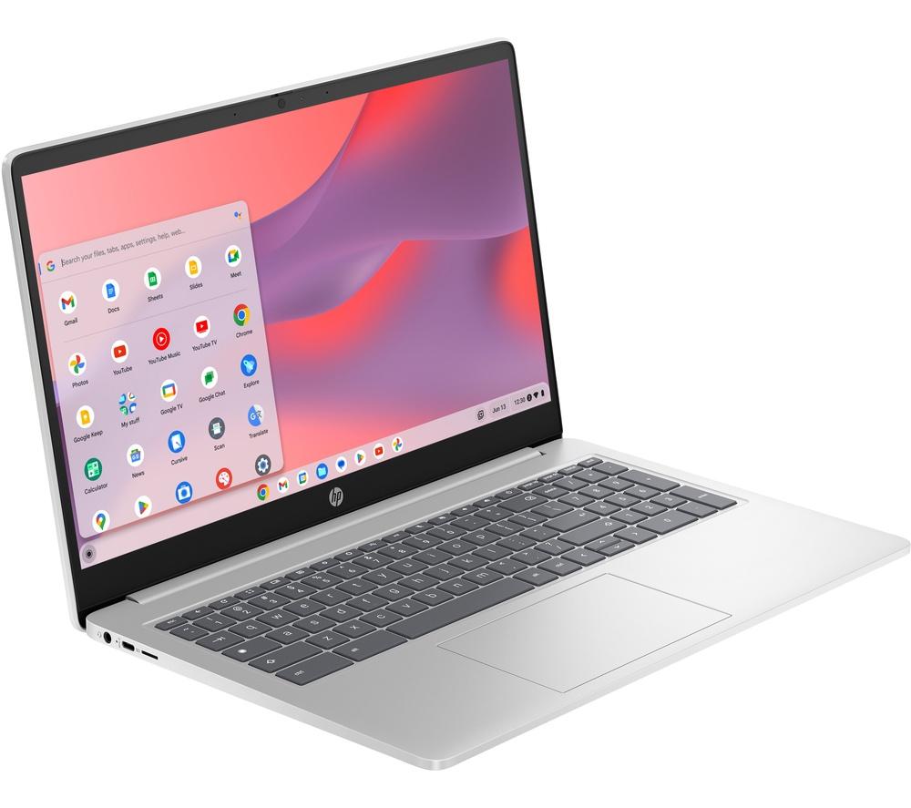 HP 15a-nb0503sa 15.6" Chromebook - Intel&reg; N100, 128 GB UFS, Silver image number 18 of 19