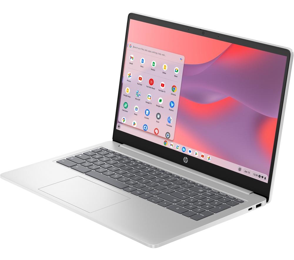 HP 15a-nb0503sa 15.6" Chromebook - Intel&reg; N100, 128 GB UFS, Silver image number 19 of 19