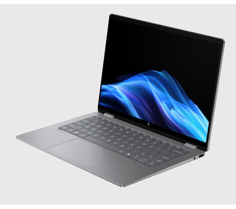 HP OmniBook X Flip 14" 2 in 1 Laptop, Copilot+ PC - Intel&reg; Core&trade; Ultra 5, 512 GB SSD, Silver image number 23 of 30
