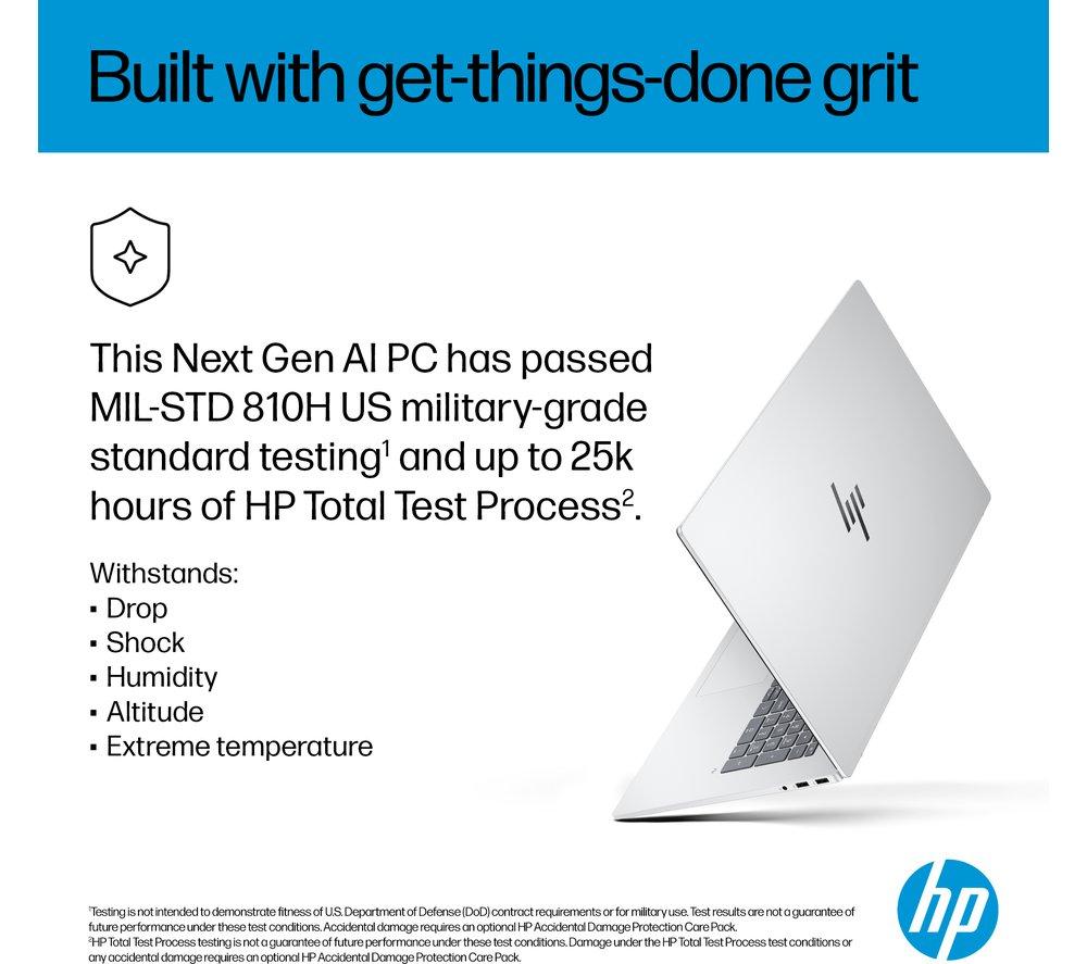 HP OmniBook 7 NGAI 17.3" Laptop - Intel&reg; Core&trade; Ultra 7, 1 TB SSD, 16GB RAM, Silver image number 7 of 28