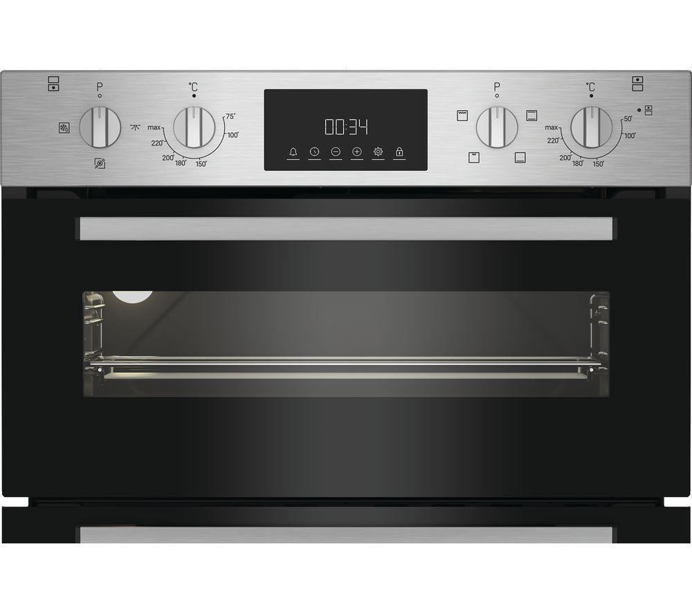 INDESIT DUI 12D IX Electric Built-under Double Oven - Black image number 5 of 6