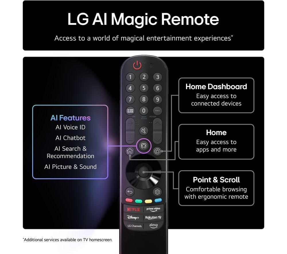 LG QNED82 43" QNED AI 4K HDR Smart TV 2025 - 43QNED82A6B