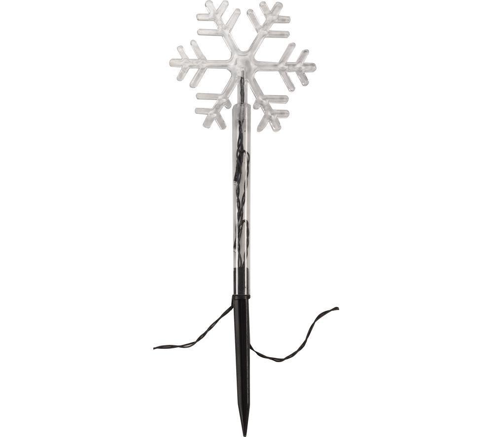SMART GARDEN Snow Decor Stake Lights - Set of 8