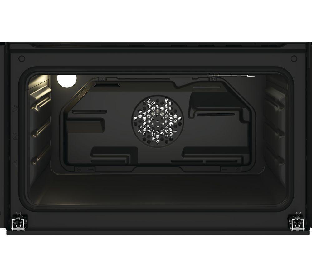 INDESIT DUI 10D IX Electric Built-under Double Oven - Black image number 2 of 5