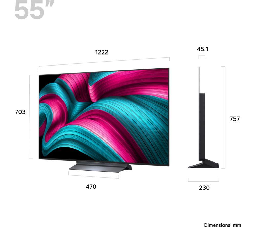 LG C5 55" OLED evo AI 4K HDR Smart TV 2025 - OLED55C54LA image number 15 of 17