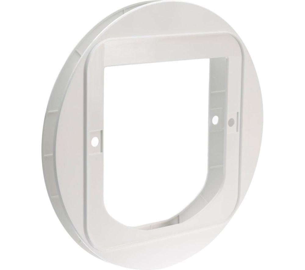 SUREFLAP Cat Flap Mounting Adapter - White