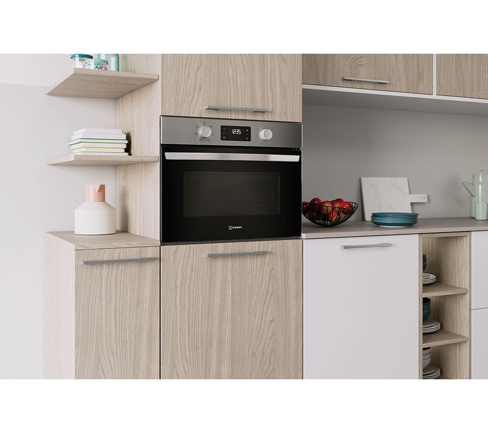 INDESIT IP 252R XUK Built-in Microwave with Grill - Stainless Steel image number 5 of 7