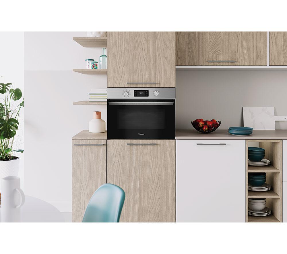 INDESIT IP 252R XUK Built-in Microwave with Grill - Stainless Steel image number 6 of 7
