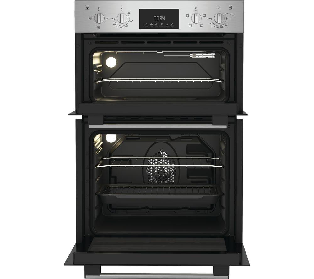 INDESIT DII 10D IX Electric Built-in Double Oven - Stainless Steel
