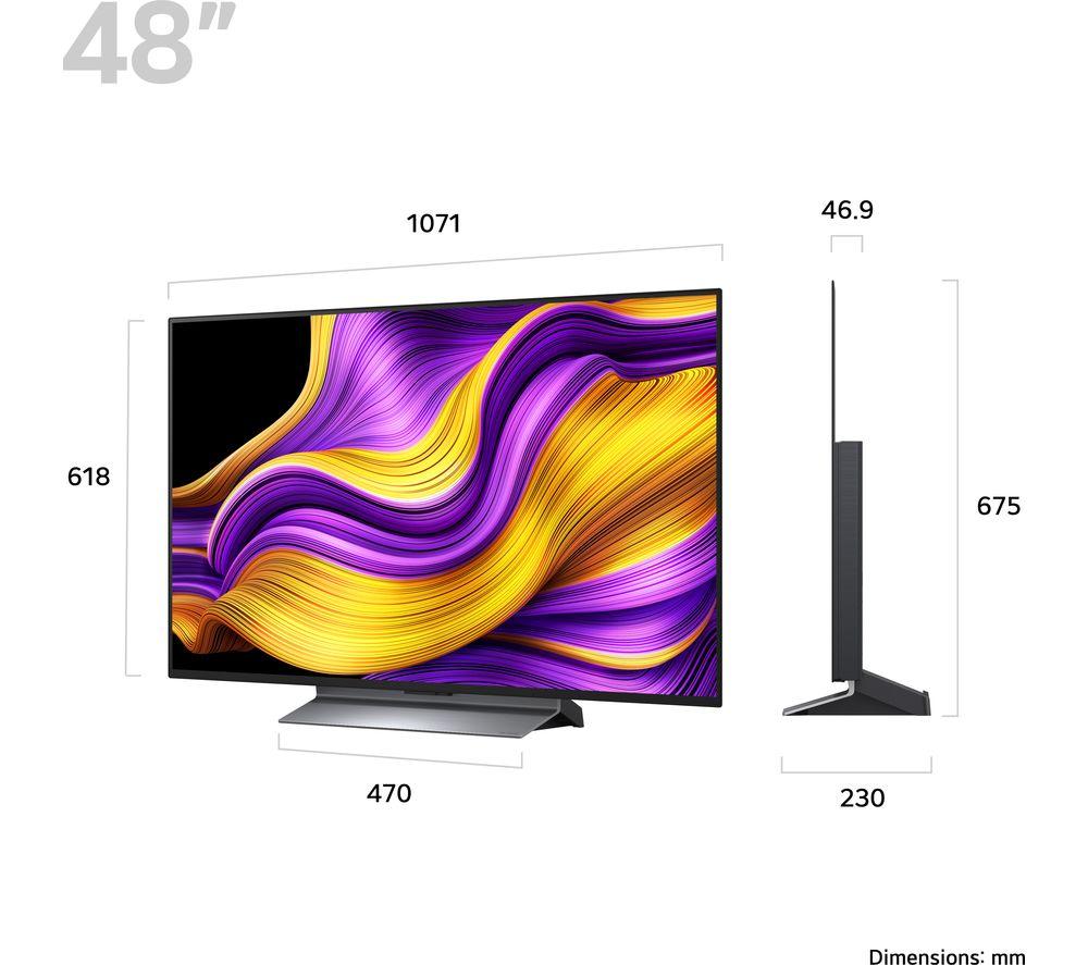 LG G5 48" OLED evo AI 4K HDR Smart TV 2025 (Stand Version) - OLED48G56LS image number 14 of 15