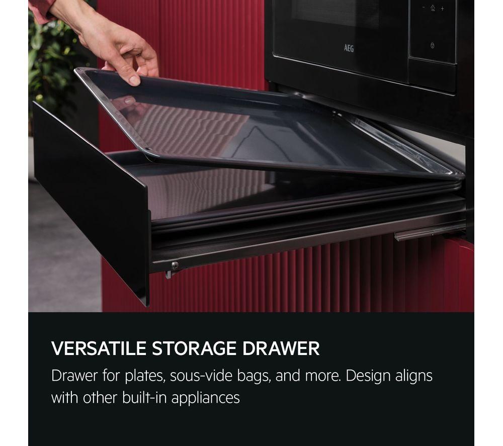 AEG OD8K11B Warming Drawer - Gloss Black image number 3 of 4