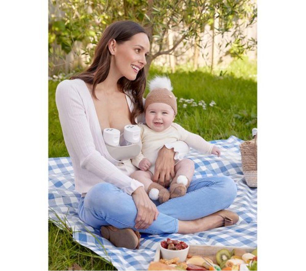 MOMCOZY S12 Pro Electric Wearable Breast Pump - White image number 3 of 15