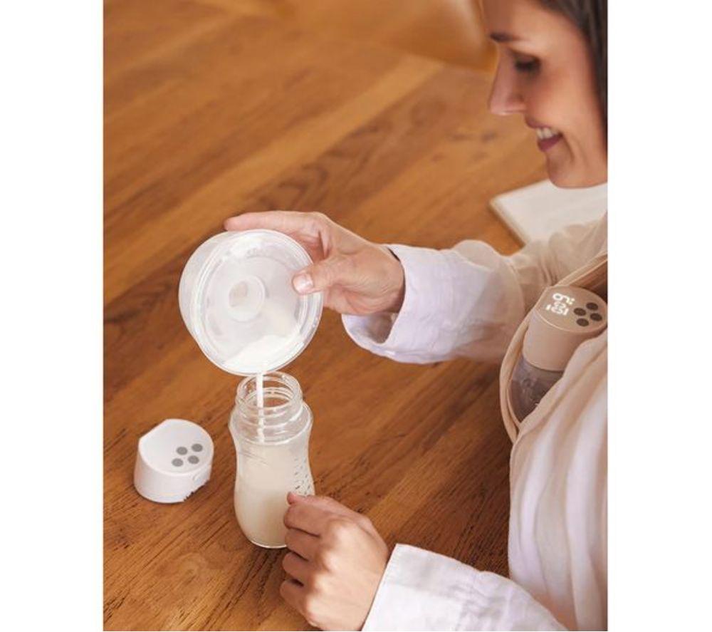 MOMCOZY S12 Pro Electric Wearable Breast Pump - White image number 5 of 15