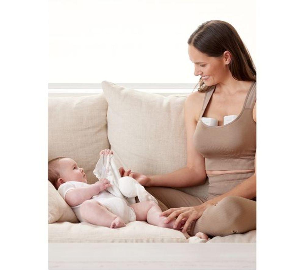 MOMCOZY S12 Pro Electric Wearable Breast Pump - White image number 13 of 15