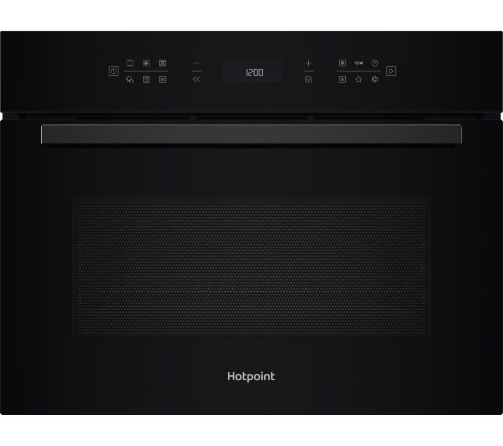 HOTPOINT Class 6 HCW6O7HTSBUK Compact Oven with Microwave - Black
