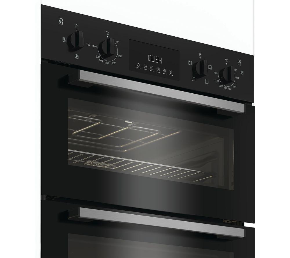 INDESIT DII 10D B Electric Built-in Double Oven - Black image number 6 of 6