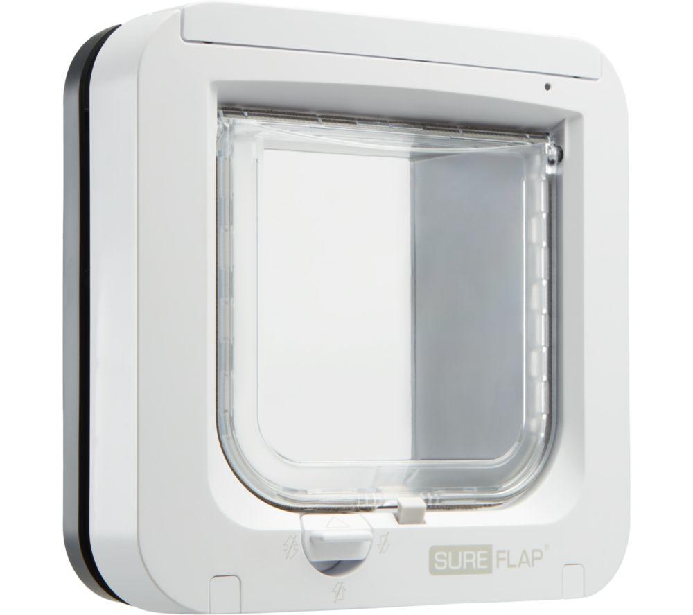 SUREFLAP Microchip Cat Flap - Anthracite Gray & White image number 2 of 7