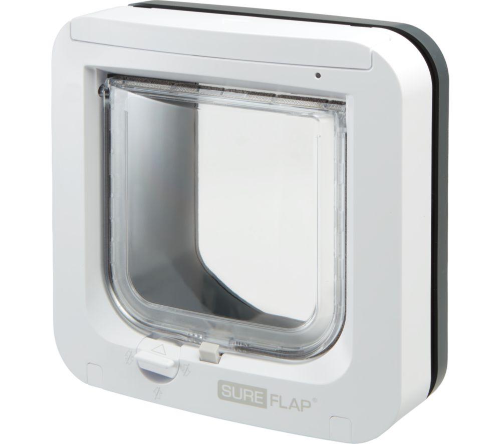 SUREFLAP Microchip Cat Flap - Anthracite Gray & White image number 3 of 7