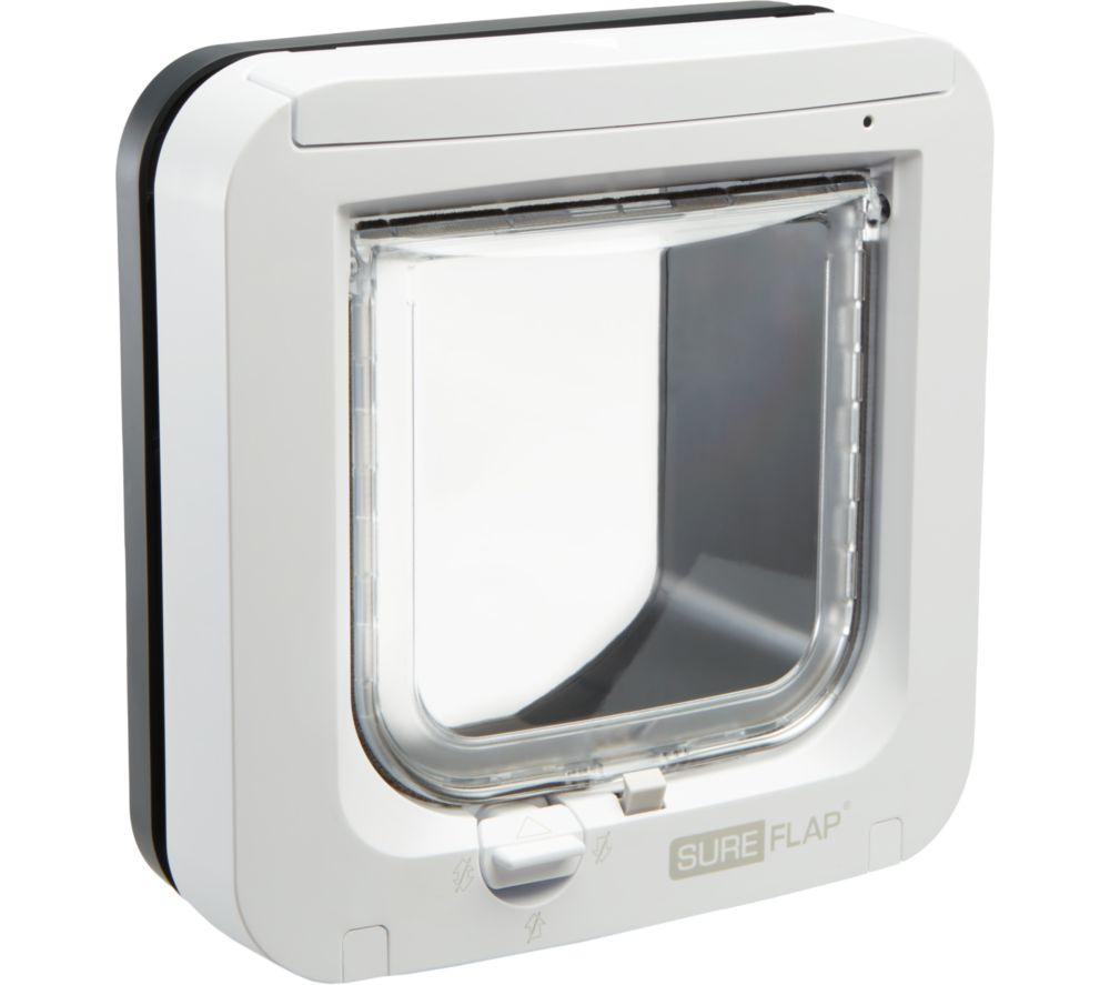 SUREFLAP Microchip Cat Flap - Anthracite Gray & White image number 4 of 7