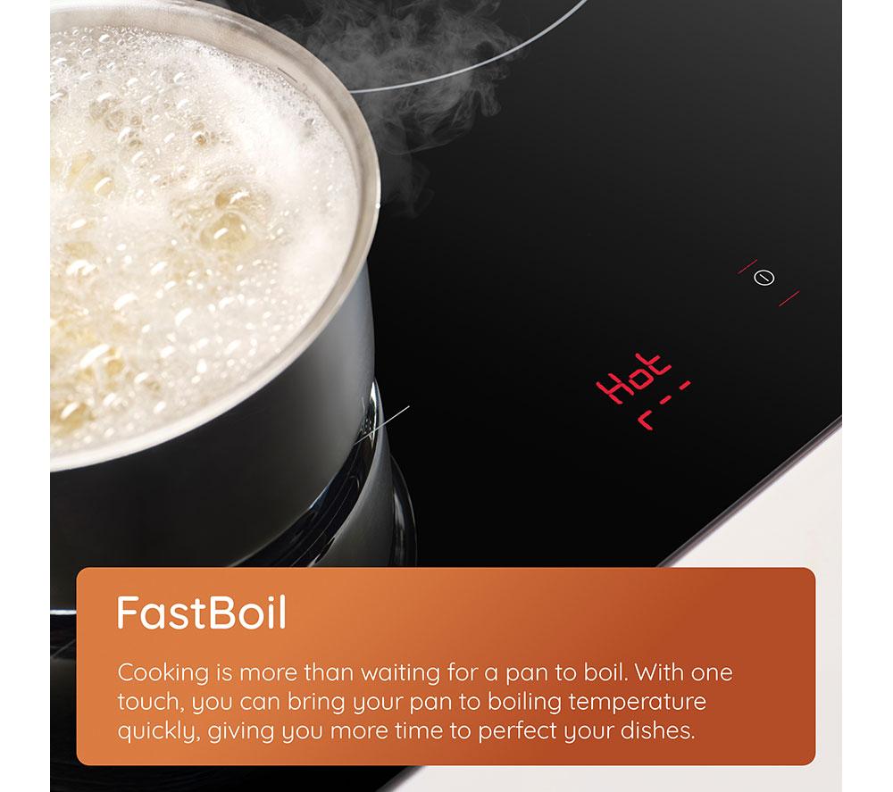 HOTPOINT HeatControl HTX8017DCF2 80 cm Electric Induction Hob - Black image number 5 of 13