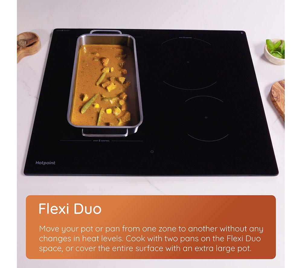 HOTPOINT HeatControl HTX8017DCF2 80 cm Electric Induction Hob - Black image number 7 of 13