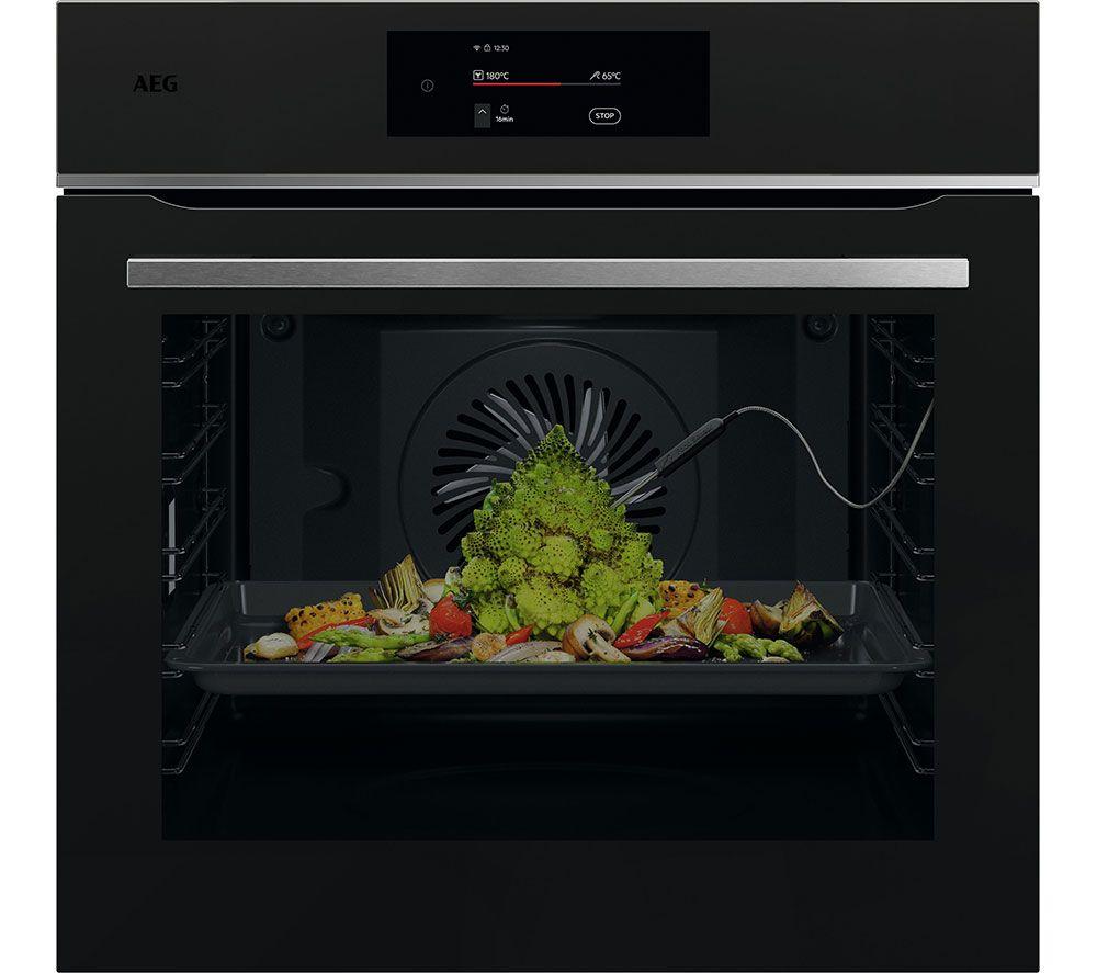 AEG 7000 MealAssist TE7PB731AT Electric Pyrolytic Oven – Matt Black, Black