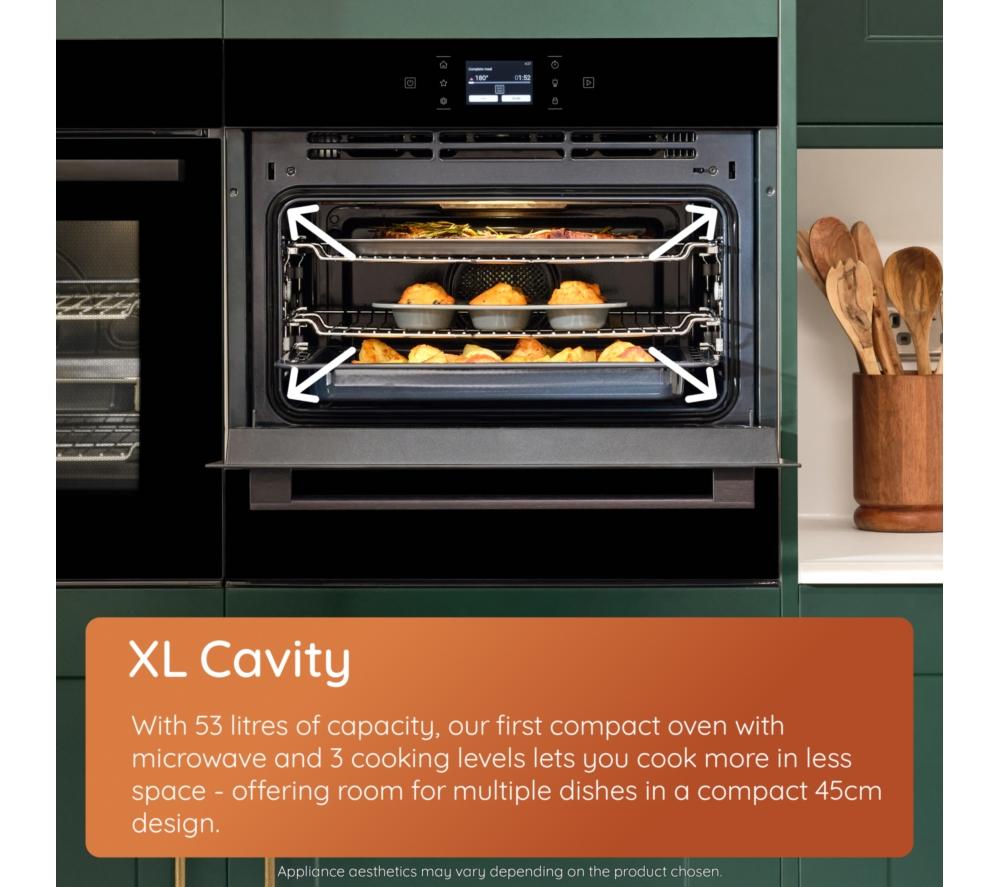 HOTPOINT Class 8 HCW9OWPHTSBUK Compact Oven with Microwave - Black image number 10 of 14