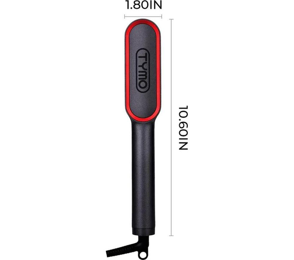 TYMO Ring Plus HC103 Hair Straightening Comb - Black & Red image number 2 of 12