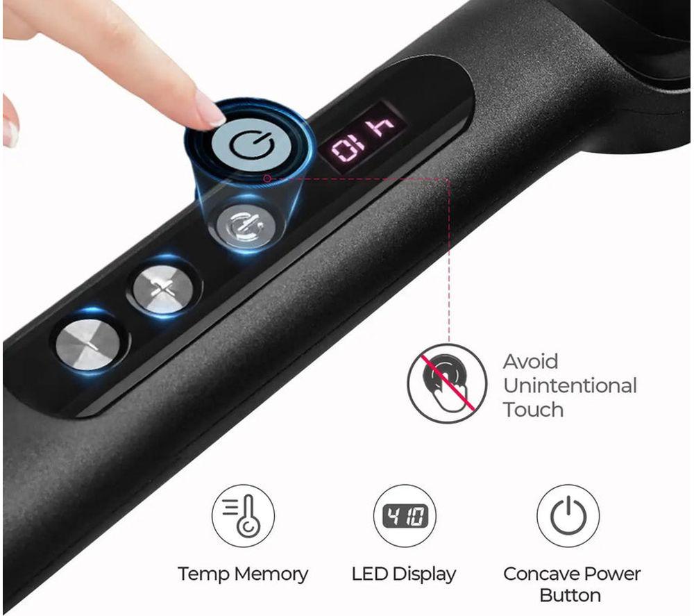 TYMO Ring Plus HC103 Hair Straightening Comb - Black & Red image number 10 of 12
