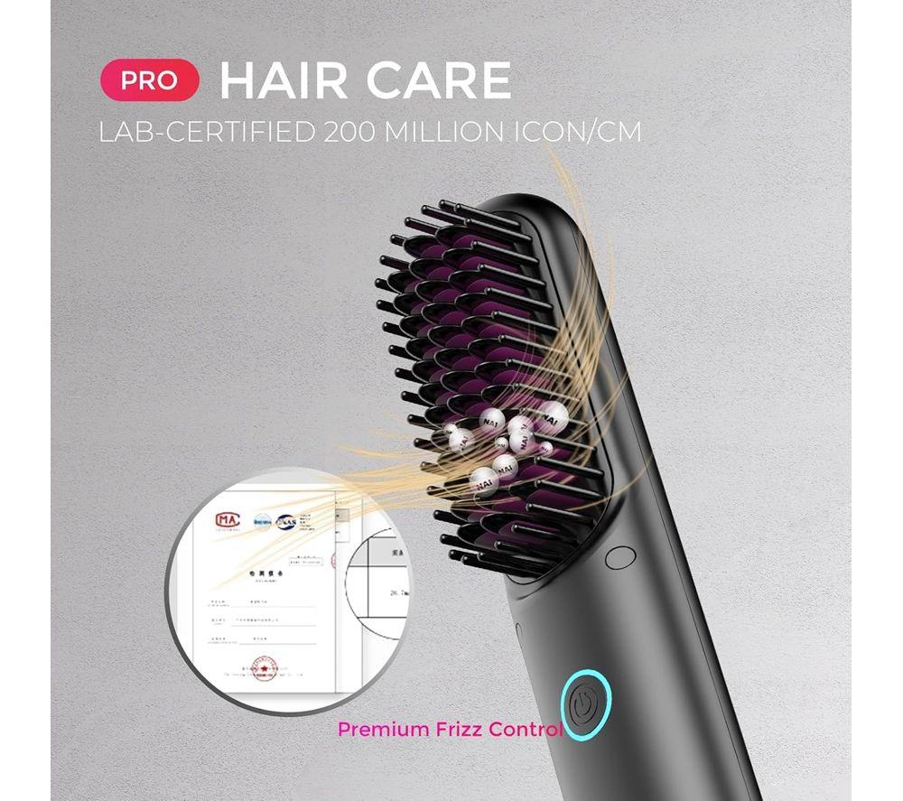 TYMO Porta Pro HC122P Hair Straightening Brush - Black image number 5 of 8