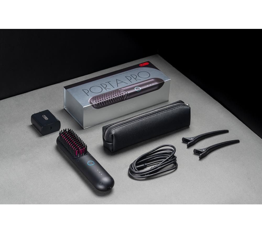 TYMO Porta Pro HC122P Hair Straightening Brush - Black image number 8 of 8