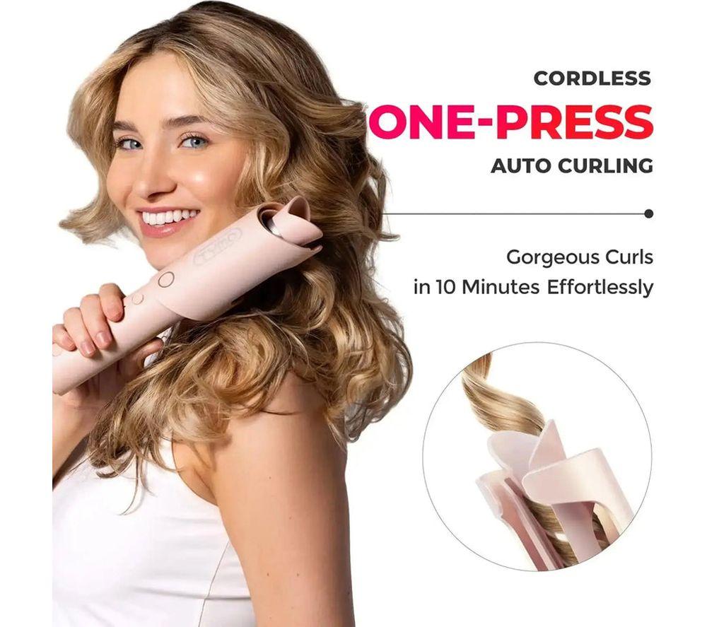 TYMO CURLGO HC520P Automatic Hair Curler - Pink image number 4 of 15