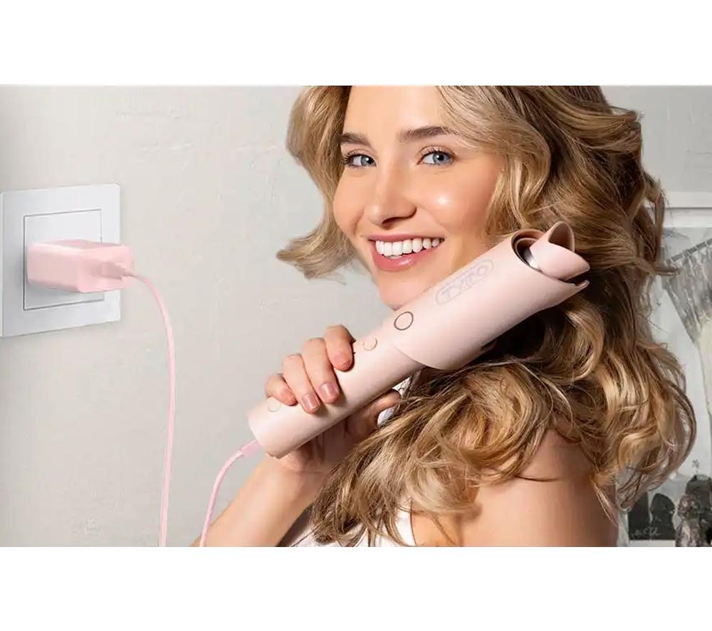 TYMO CURLGO HC520P Automatic Hair Curler - Pink image number 6 of 15