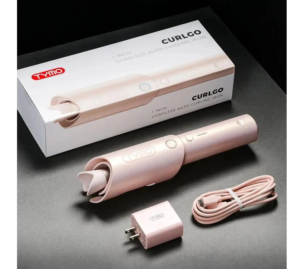 TYMO CURLGO HC520P Automatic Hair Curler - Pink image number 8 of 15